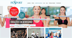 Desktop Screenshot of pksport.nl